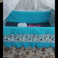 گهواره تاشو با کاور