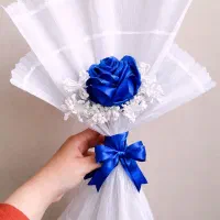 گل روبانی دستساز شیک سفارشی و مناسب هدیه