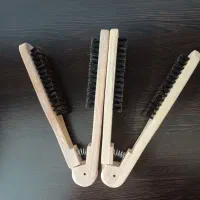 شانه کراتین چوبی