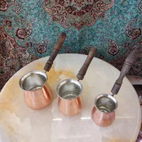 قهوه جوش مسی/ظروف مسی/شیر جوش/تولیدی کویر مس|قوری، کتری، قهوه‌ساز دستی|یزد, |دیوار