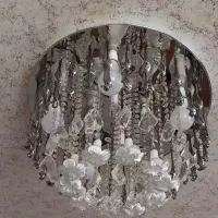 لوستر کریستال سقفی دو عدد موزیکال