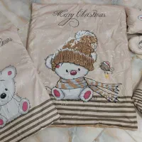 سرویس خواب نوزاد 5 تکه جنس مخمل زد تعریق سیسمونی