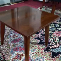 ست جلو مبلی چوبی بهمراه شیشه