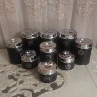 ظروف زیبا دولایه قندوشکر وچای وحبوبات