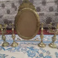اینه شمعدان برنزی|آینه|مراغه, |دیوار