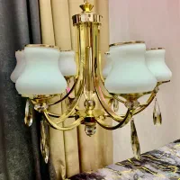 لوستر مدرن طلایی