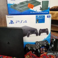 ps4 اسلیم 1 ترا دو دسته شرکتی فول گیم|کنسول، بازی ویدئویی و آنلاین|کرمان, |دیوار