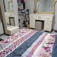 سرویس خواب دو نفره ی شرکتی در حد صفر|تخت و سرویس خواب|سقز, |دیوار