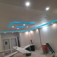 نصاب کناف خط نوری پی وی سی و رنگ آمیزی|خدمات پیشه و مهارت|بندر ماهشهر, |دیوار