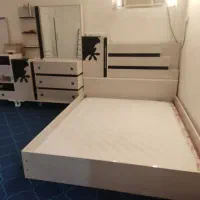 تختخواب دونفره همراه با تشک در حدنو