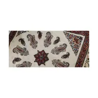 سفره قلمکاری شده با جعبه طرح چوگان و کارت گارانتی|سفره، حوله، دستمال آشپزخانه|تهران, امامزاده حسن(ع)|دیوار