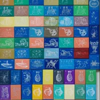 مجموعه ۸۱ عددی کبریت های صدقیانی با طرح سفید