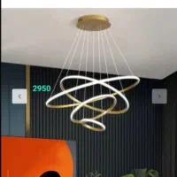 حراا*ج لوستر مدرن شیک جدیدبعلت تغییرشغل ریموت دار