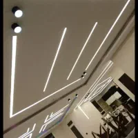 اجرای کناف سقف کاذب و لاین پردازی