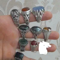 تعدادی انگشتر نقره قیمت مناسب و عیار بالا