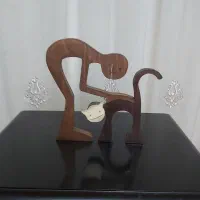 دکوری چوبی مینیمال|مجسمه، تندیس، ماکت|کیش, |دیوار