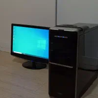 کامپیوتر + مانیتور آماده استفاده