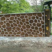 نمای  زیبای سیمانکاری