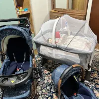 کالسکه و کریر و تخت کنار مادر|کالسکه و لوازم جانبی|ری, حمزه‌آباد|دیوار