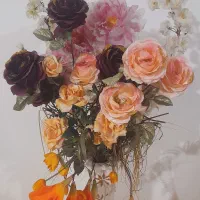 گل و پایه چوبی
