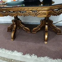 مبل سلطنتی ۹نفره به همراه میز عسلی|مبلمان خانگی و میز عسلی|دزفول, |دیوار