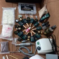 لوازم کاشت ناخن صفر.