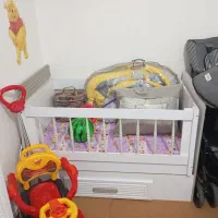 تخت گهواره کمد رورک|اسباب و اثاث بچه|میان جلگه, |دیوار