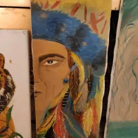 نقاشی رنگ روغن|تابلو، نقاشی، عکس|مشهد, دانشجو|دیوار