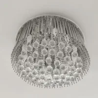 لوستر سقفی با آویزهای کریستال