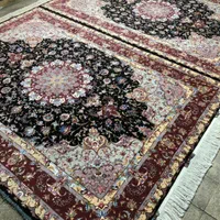(فرش فرزین)جفت۹متری،نقشه علیا۴۰رج،متن مشکی