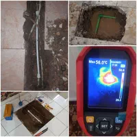 تاسیسات تشخیص ترکیدگی لوله کشی لوله بازکنی رفع نم