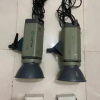 دو عدد فلاش 300 ژول عکاسی ویستار با پایه