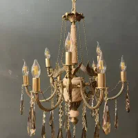 لوستر لوله ای ۹ شاخه فرشته