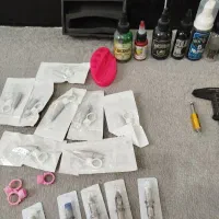 لوازم کامل تاتو بدن و ابرو|آرایشی، بهداشتی، درمانی|رباطکریم, نصیرشهر|دیوار