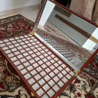 جعبه انگشتر ۹۸ تایی چوبی کلکسیونی