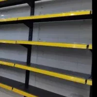 قفسه های مشکی دیواری و ایستاده