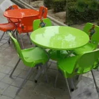 میز و صندلی ناهارخوری/غذاخوری/پلاستیکی مدل آفتاب|میز و صندلی غذاخوری|تهران, صادقیه|دیوار