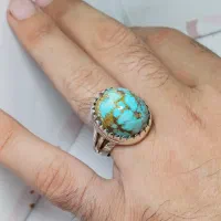 انگشتر نقره دستساز فیروزه نیشابور طبیعی|جواهرات|تهران, امام زاده حسن|دیوار