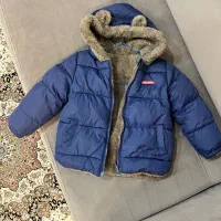 کاپشن  کودک سرمه ای اسپرت