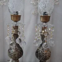 شمعدان آنتیک پایه فلزی|صنایع دستی و سایر لوازم تزئینی|تهران, دولاب|دیوار