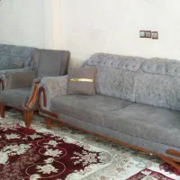 یک دست مبل آنتیک راحتی ، ۸ نفره با عسلی کامل|مبلمان خانگی و میز عسلی|بروجرد, |دیوار