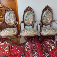 یک دست مبل نه نفره سلطنتی|مبلمان خانگی و میز عسلی|مراغه, |دیوار