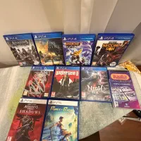 ۷عدد بازی ps4  و۲عدد ps5 معاوضه ندارم