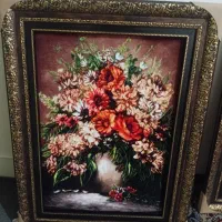 تابلو فرش ماشینی کادو روز زن