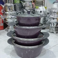 سرویس قابلمه چدن گرانیت ۸ پارچه نسوز با ضمانت