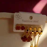 ست گوشواره سه تایی