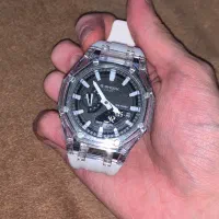 ساعت جی شاک بند سفید