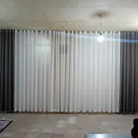پرده حریرجنس خوب همراه زیرپرده وچوب پرده|پرده، رانر، رومیزی|ورامین, ورامین|دیوار