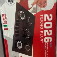 گاز صفحه ای ۵ شعله مشکی