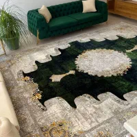 فرش نگین ترمه کاشان۷۰۰شانه محتشم ۱۲متری۹متری۶متری